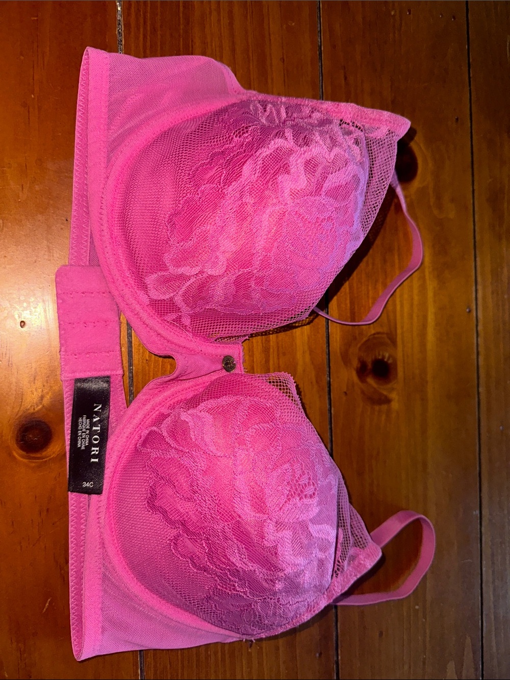 Natori Pink Lace Underwire Bra